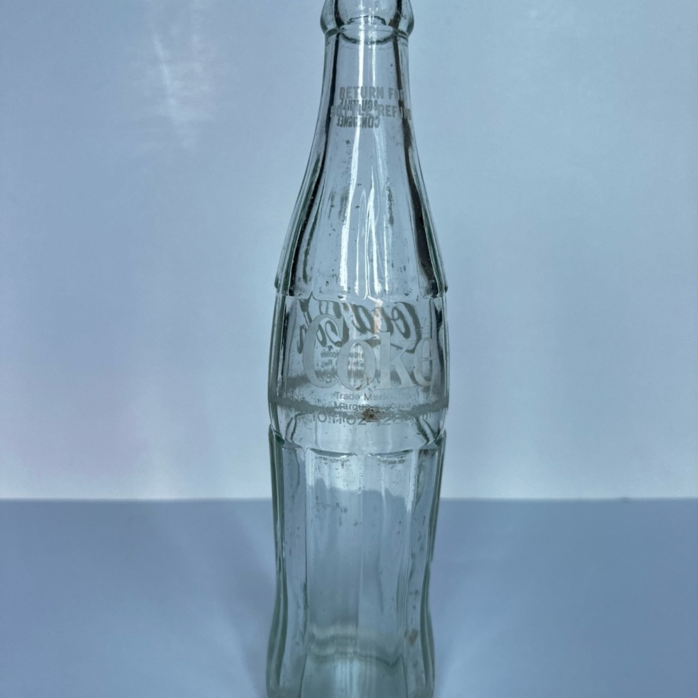 Vintage 1974 Coca-Cola Glass Bottle 10oz Canada Embossed Coke LTD Collectible